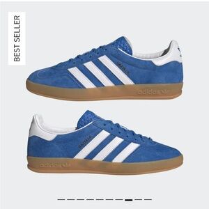 Adidas Gazelle Indoor Shoes Blue Fusion (Women’s)